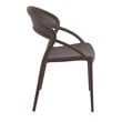 Compamia Sunset Patio Dining Chair in Brown