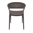 Compamia Sunset Patio Dining Chair in Brown