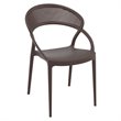 Compamia Sunset Patio Dining Chair in Brown