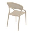 Compamia Sunset Patio Dining Chair in Taupe