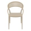 Compamia Sunset Patio Dining Chair in Taupe