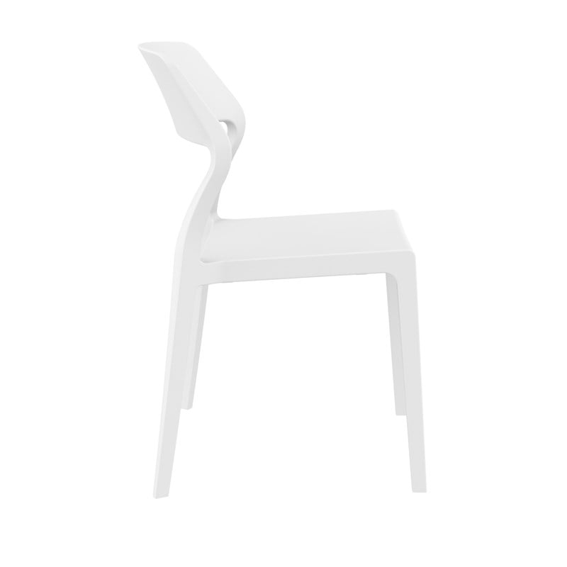 Compamia Snow Patio Dining Chair in White