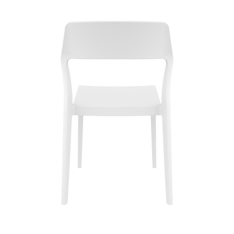 Compamia Snow Patio Dining Chair in White