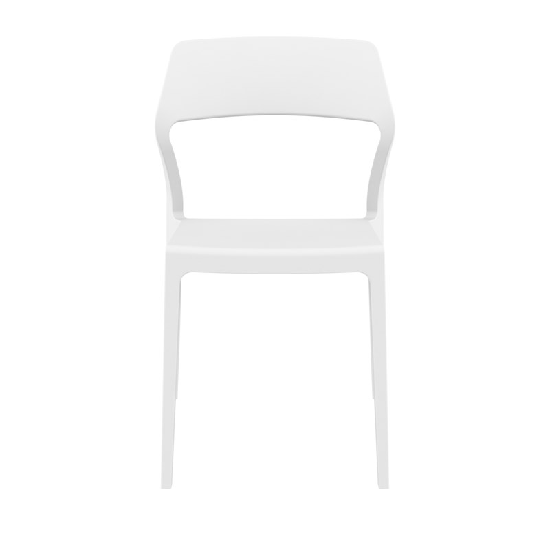 Compamia Snow Patio Dining Chair in White