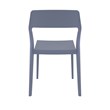 Compamia Snow Patio Dining Chair in Dark Gray