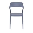 Compamia Snow Patio Dining Chair in Dark Gray