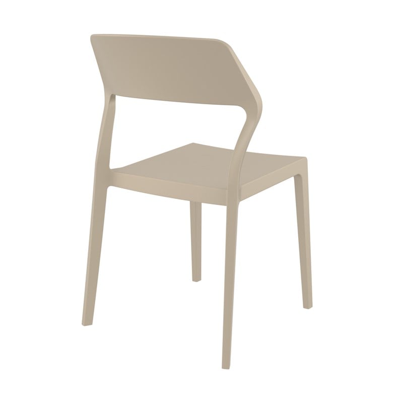Compamia Snow Patio Dining Chair in Taupe