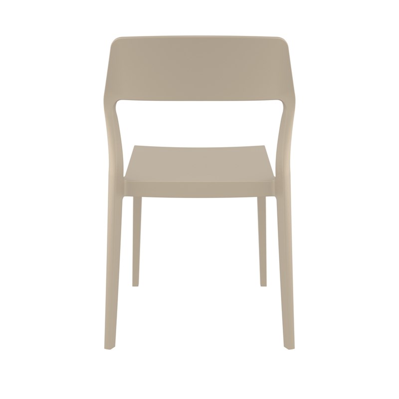 Compamia Snow Patio Dining Chair in Taupe