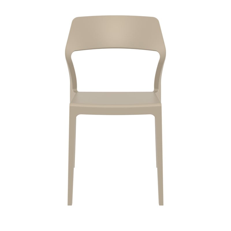 Compamia Snow Patio Dining Chair in Taupe