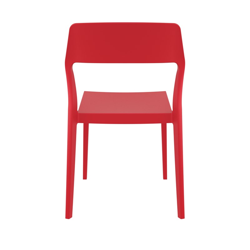 Compamia Snow Patio Dining Chair in Red