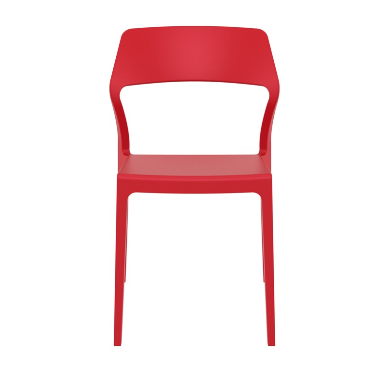 Compamia Snow Patio Dining Chair in Red