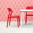 Compamia Snow Patio Dining Chair in Red