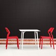 Compamia Snow Patio Dining Chair in Red