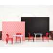 Compamia Snow Patio Dining Chair in Red