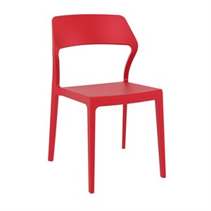 Compamia Snow Patio Dining Chair in Red