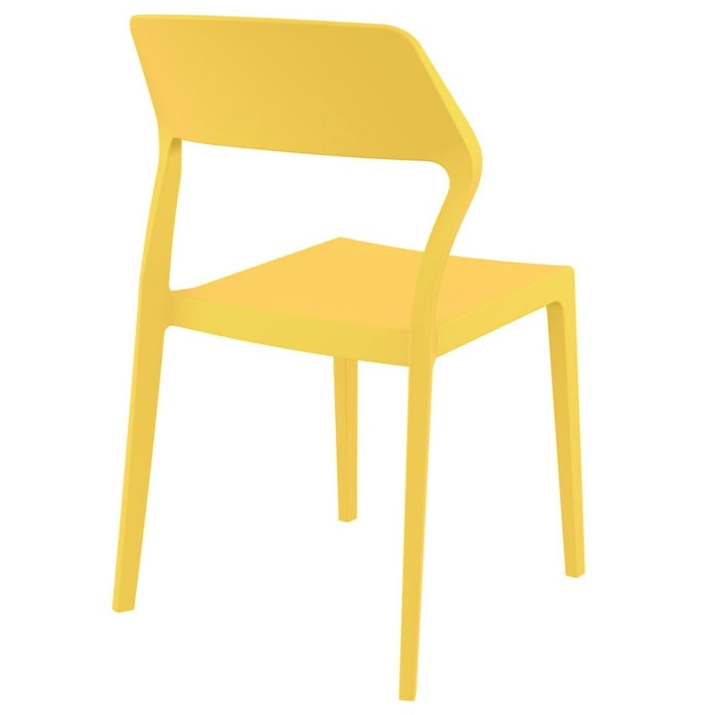 Compamia Snow Patio Dining Chair in Yellow