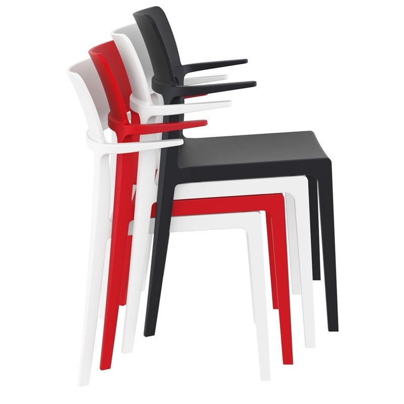 Compamia Plus Arm Chair in Black