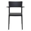 Compamia Plus Arm Chair in Black