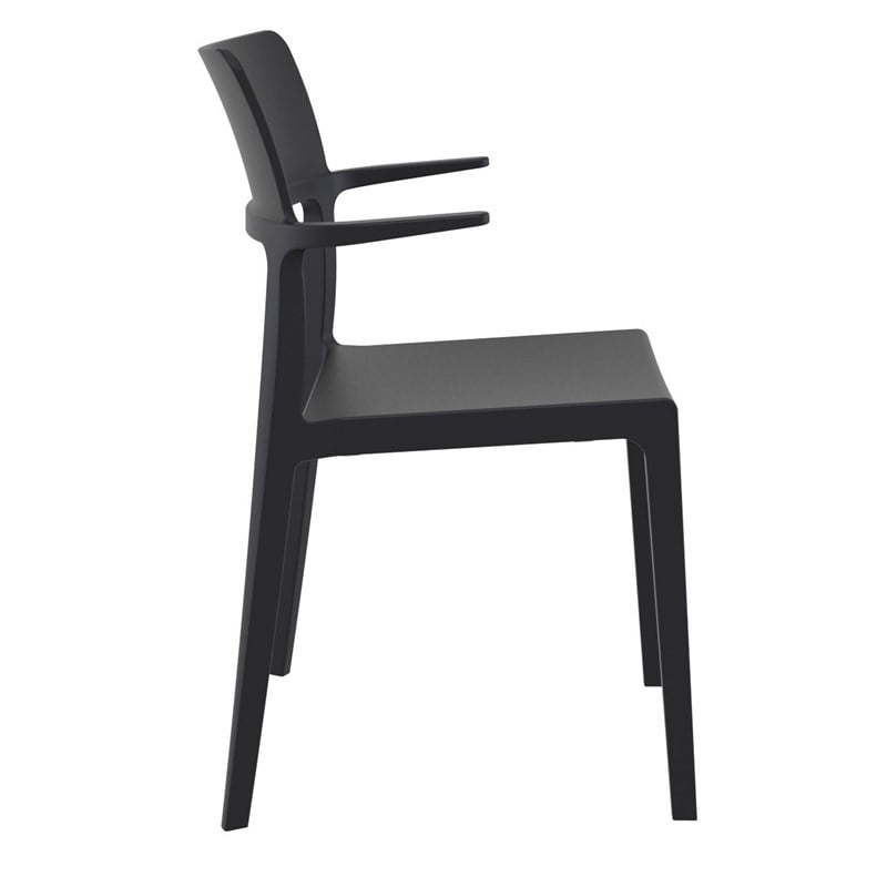 Compamia Plus Arm Chair in Black