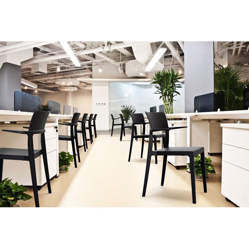 Compamia Plus Arm Chair in Black