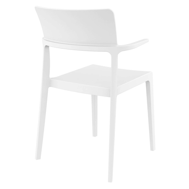 Compamia Plus Arm Chair in White