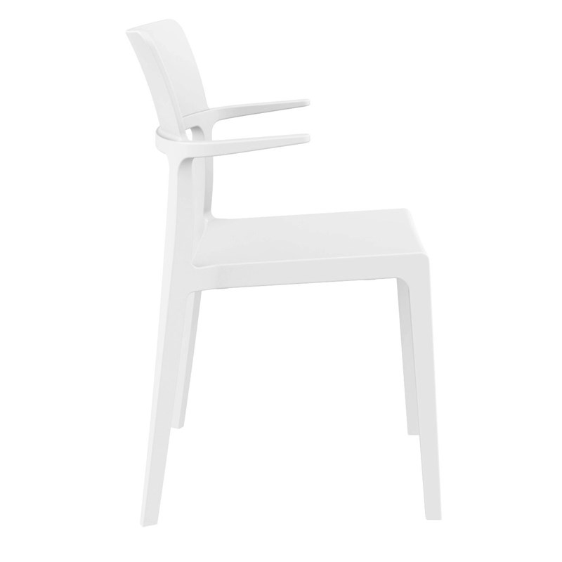 Compamia Plus Arm Chair in White