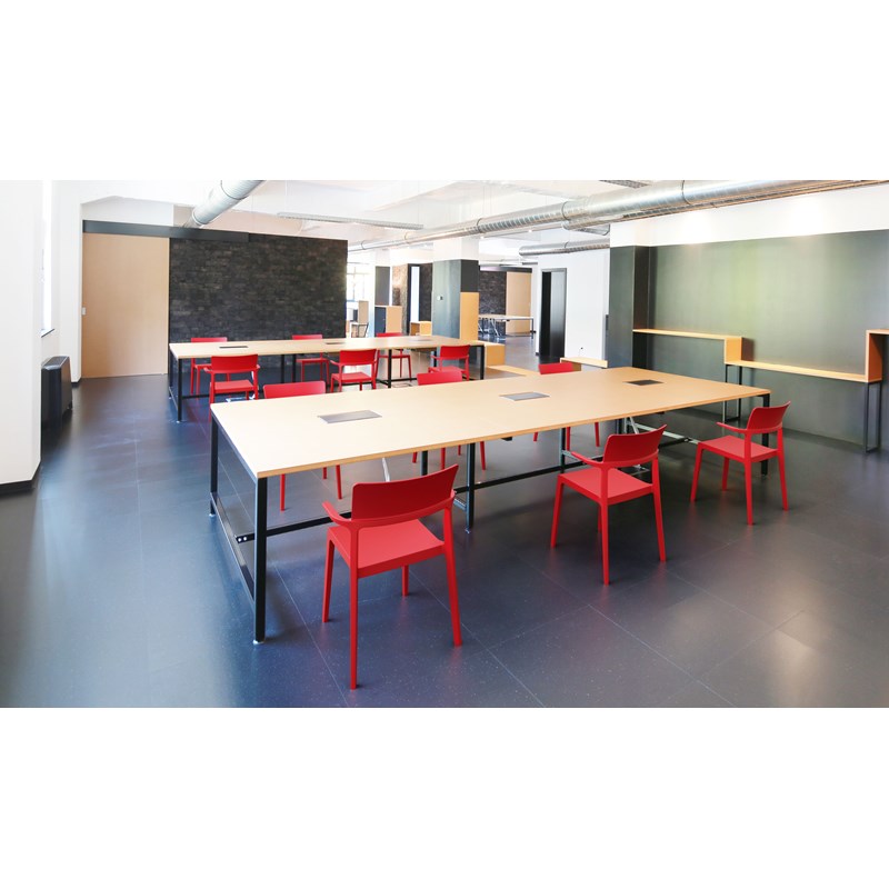 Compamia Plus Arm Chair in Red