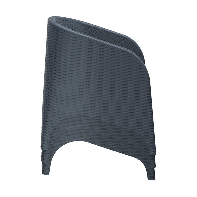 Compamia Aruba Outdoor Chair in Dark Gray