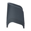Compamia Aruba Outdoor Chair in Dark Gray