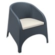 Compamia Aruba Outdoor Chair in Dark Gray