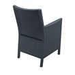 Compamia California Wickerlook Outdoor Chair in Dark Gray