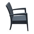 Compamia Miami Outdoor Club Chair in Dark Gray