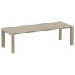 Compamia Bloom 7 Piece Extendable Patio Dining Set in Taupe
