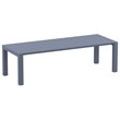 Compamia Mila 11 Piece Extendable Patio Dining Set in Dark Gray