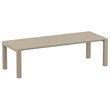 Compamia Mila 11 Piece Extendable Patio Dining Set in Taupe