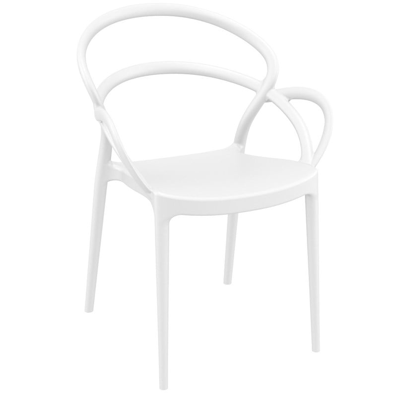 Compamia Mila 11 Piece Extendable Patio Dining Set in White