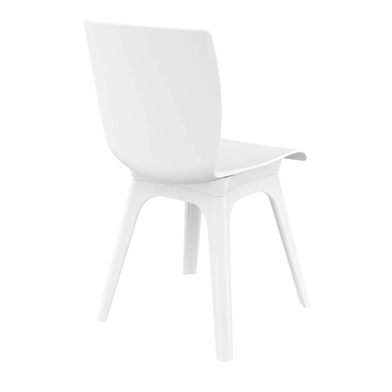 Compamia Mio Dining Side Chair in White