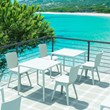 Compamia Mio Dining Side Chair in White