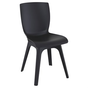Compamia Mio Dining Side Chair in Black