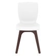 Compamia Mio Dining Side Chair in Brown and White