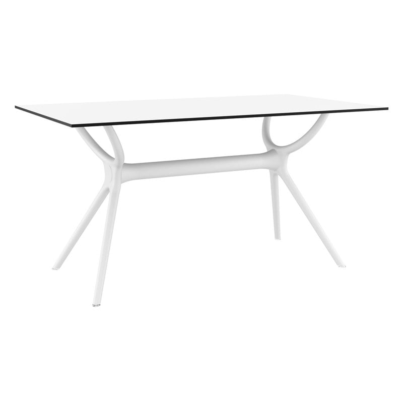 Compamia Mio 7 Piece Dining Set in White