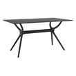 Compamia Mio 7 Piece Dining Set in Black