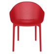 Compamia Sky Patio Dining Arm Chair in Red
