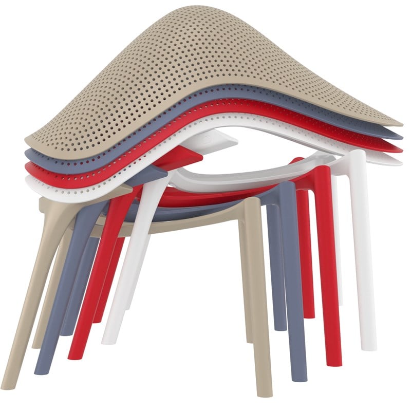 Compamia Sky Patio Chair in White
