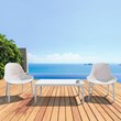 Compamia Sky Patio Chair in White