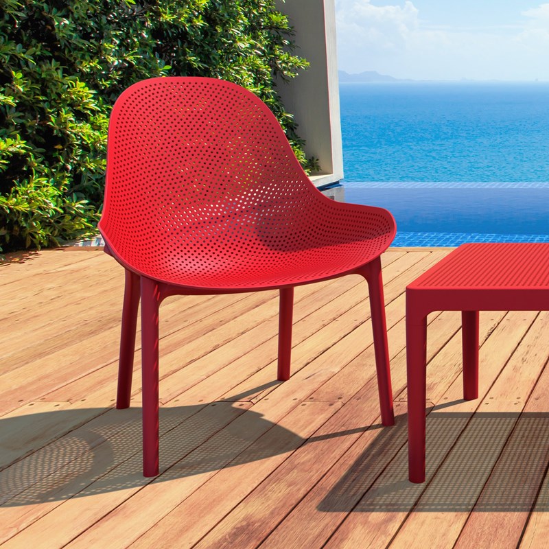Compamia Sky Patio Chair in Red