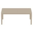 Compamia Sky Patio Coffee Table in Taupe