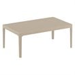 Compamia Sky Patio Coffee Table in Taupe