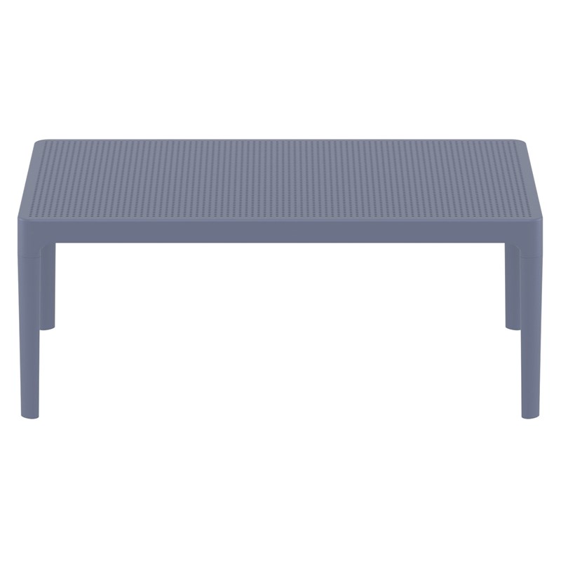 Compamia Sky Patio Coffee Table in Dark Gray