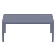 Compamia Sky Patio Coffee Table in Dark Gray